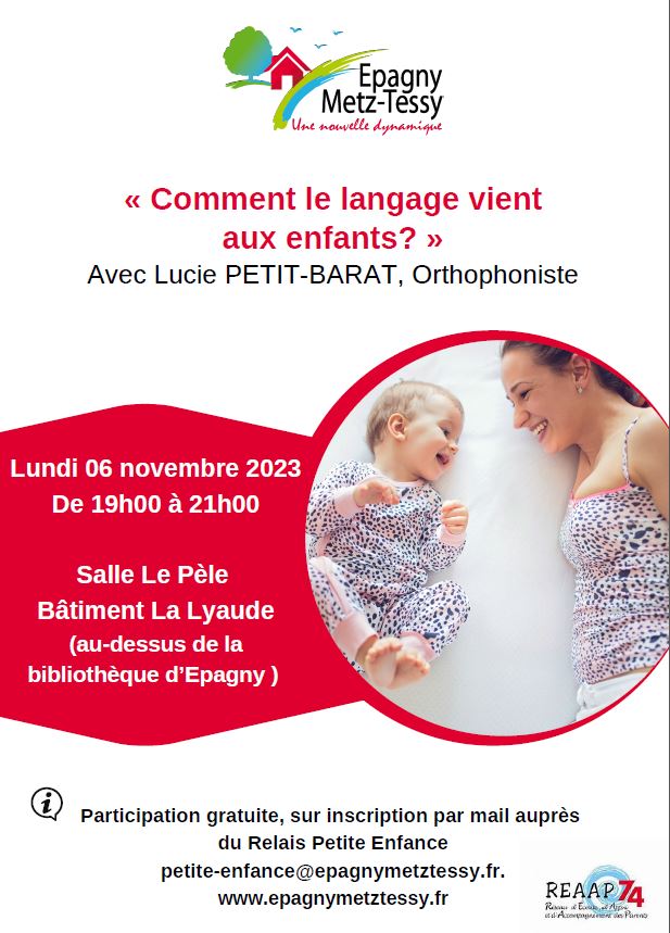 2023 11 06 Comment le langage vient aux enfants