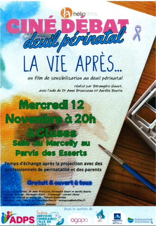 en tête affiche ciné débat deuil périnatal la vie après