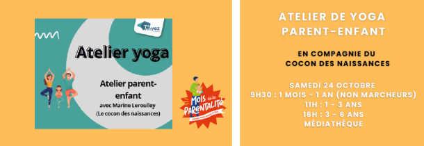 yoga parents enfants mois de la parentalité