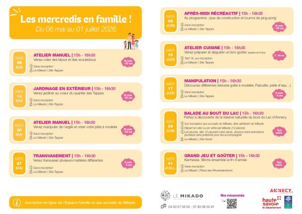mercredis en famille orange enfants jeux