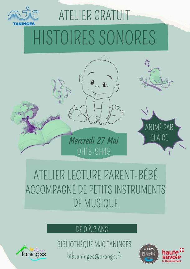 histoire sonore bébé notes musique