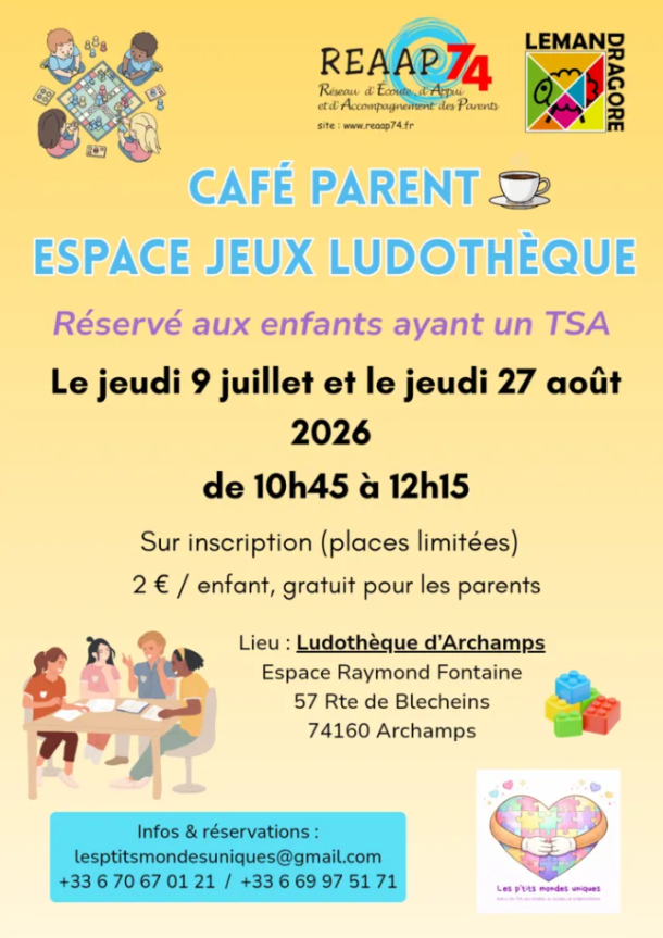 café parent table parler TSA